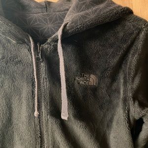 Northface reversible zip up hoodie